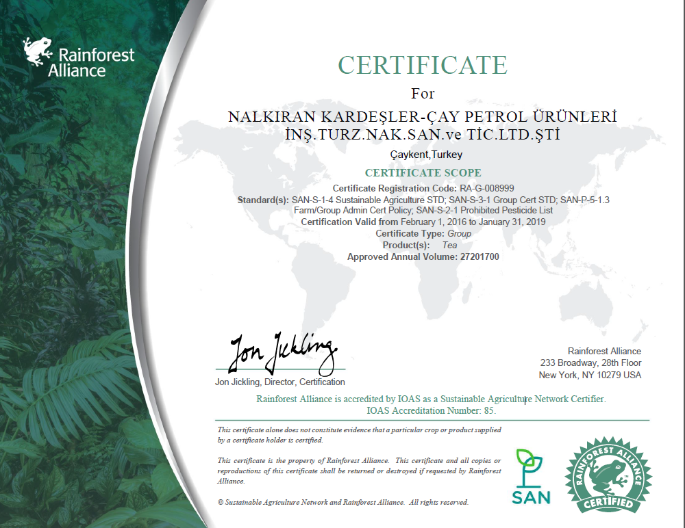  Rainforrest Alliance